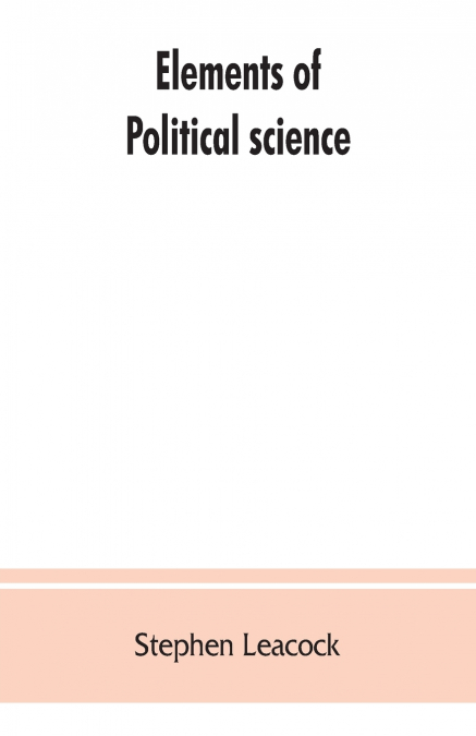 Elements of political science
