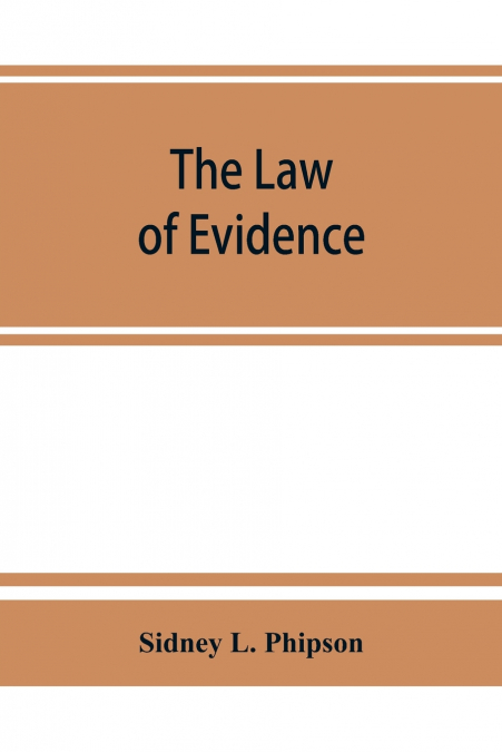 The law of evidence