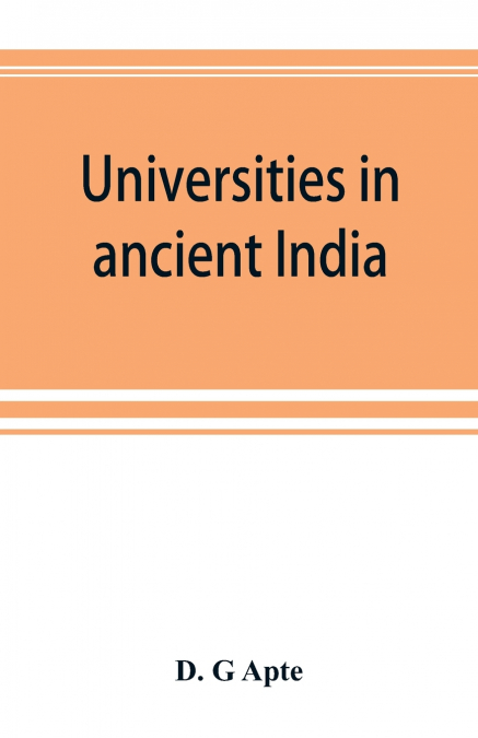 Universities in ancient India