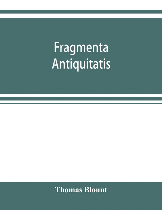 Fragmenta antiquitatis