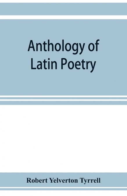 Anthology of Latin poetry