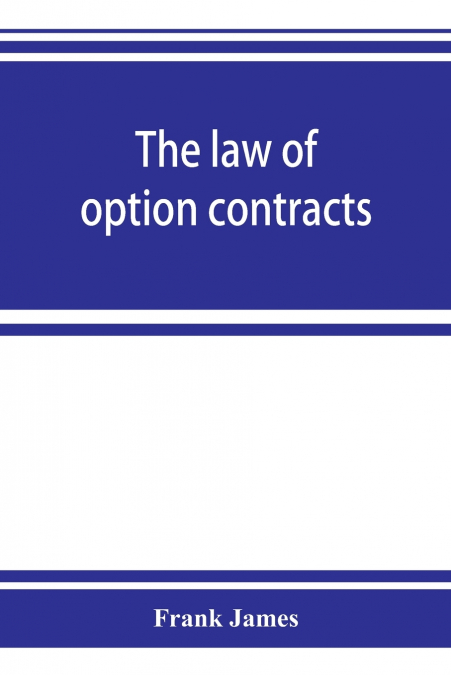 The law of option contracts