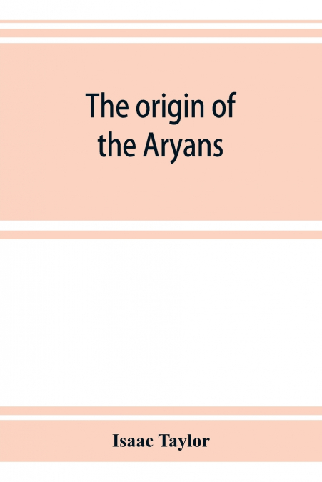 The origin of the Aryans