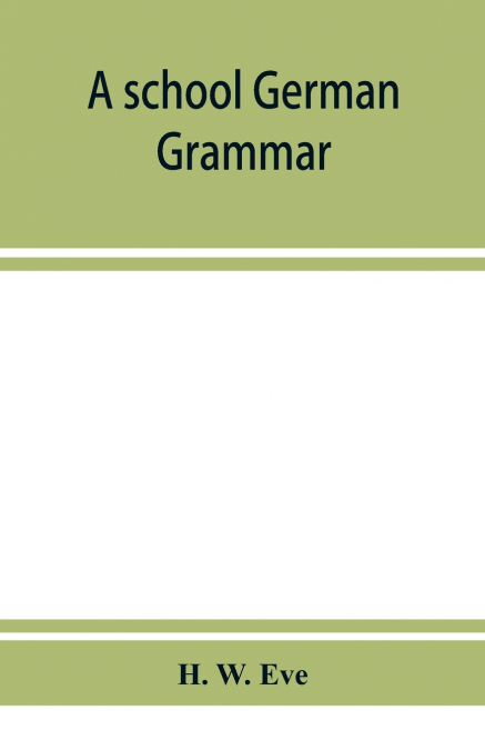 A school German grammar