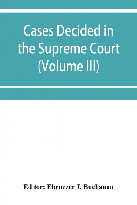 Cases decided in the Supreme Court of the Cape of Good Hope
