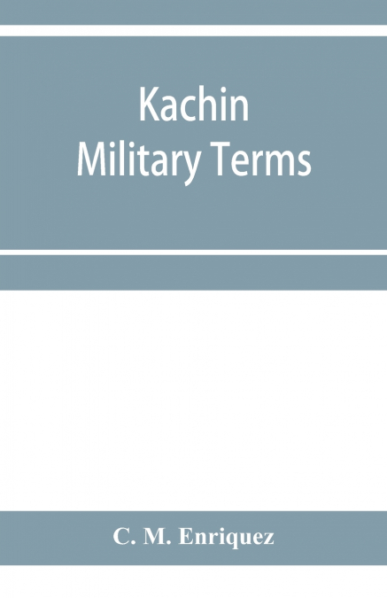 Kachin military terms