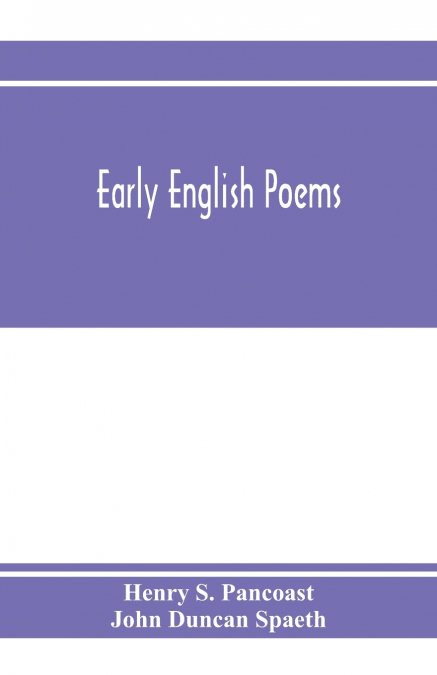 Early English poems