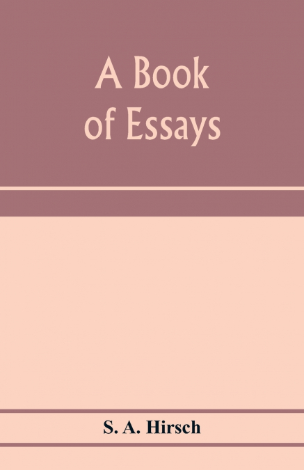 A book of essays