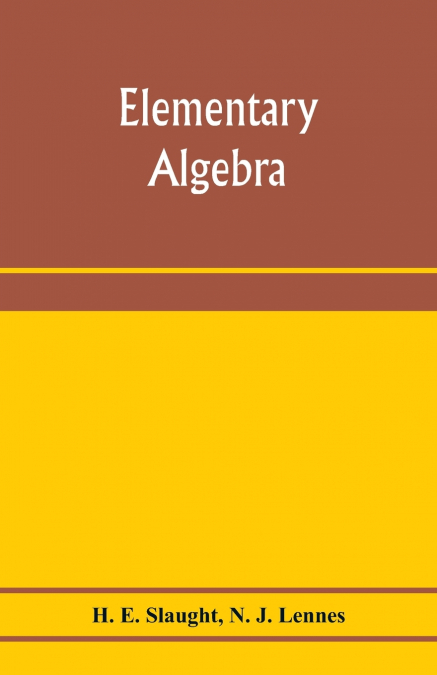 Elementary algebra