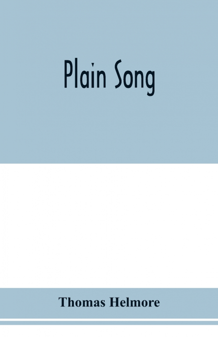 Plain song