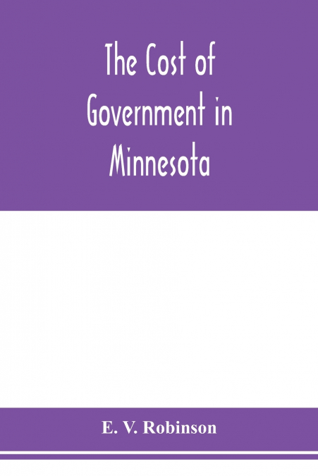 The cost of government in Minnesota