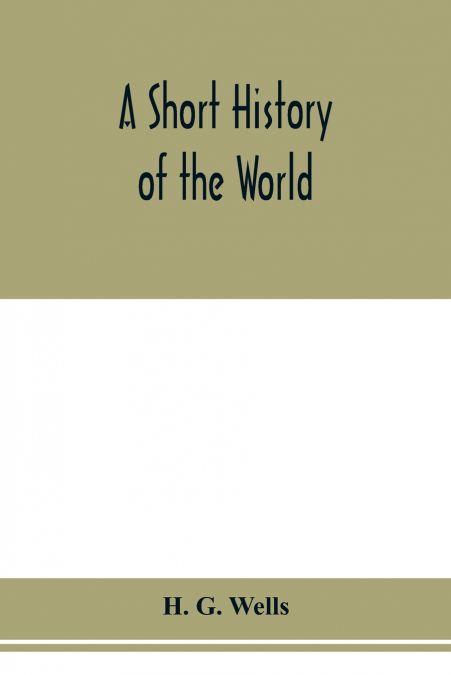 A short history of the world