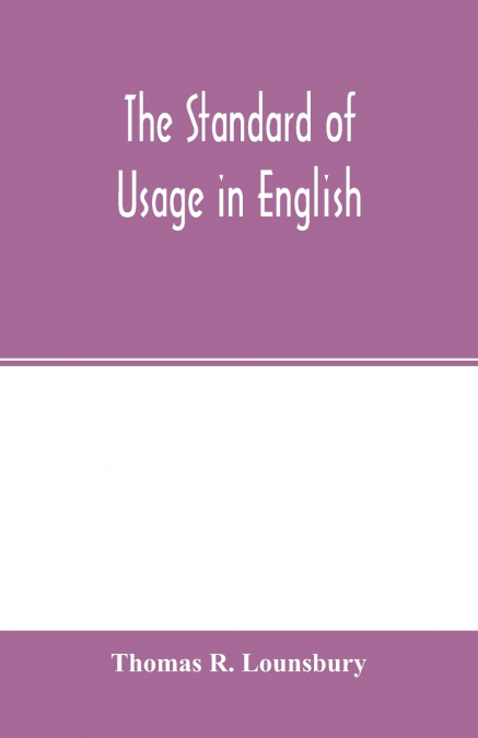 The standard of usage in English