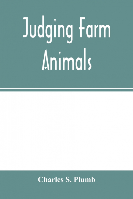 Judging farm animals