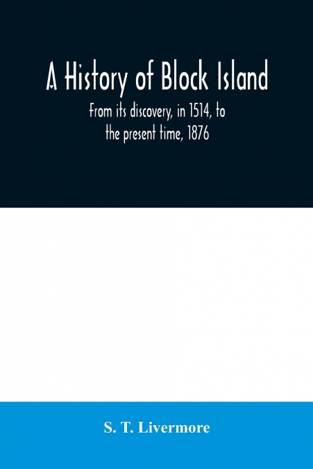 A history of Block Island