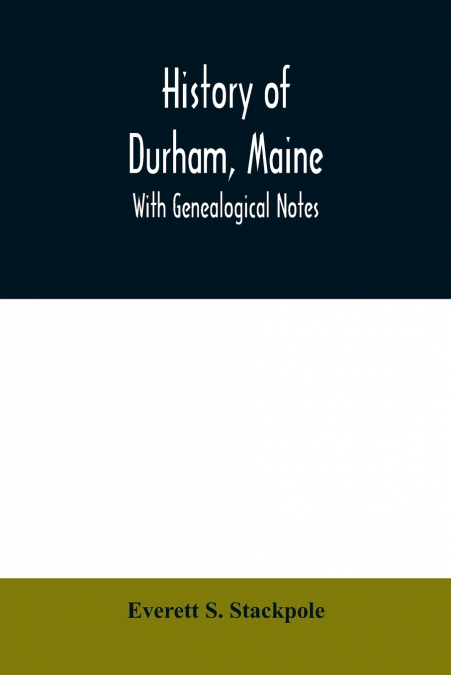 History of Durham, Maine