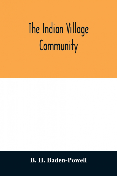 The Indian village community