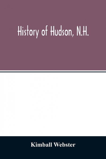 History of Hudson, N.H.