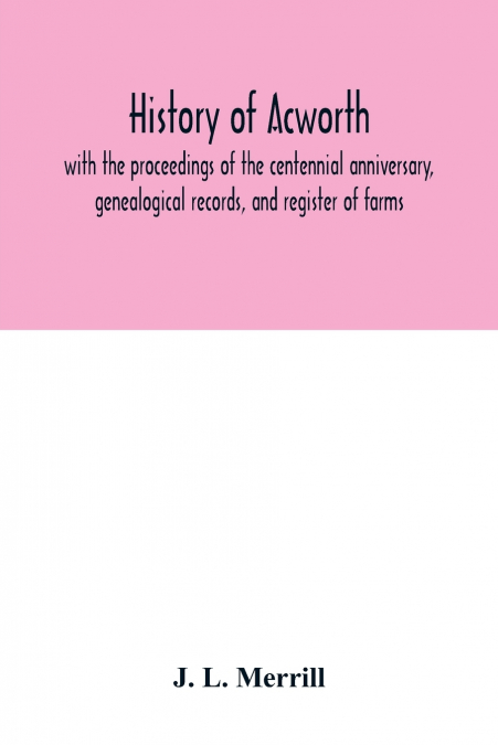 History of Acworth