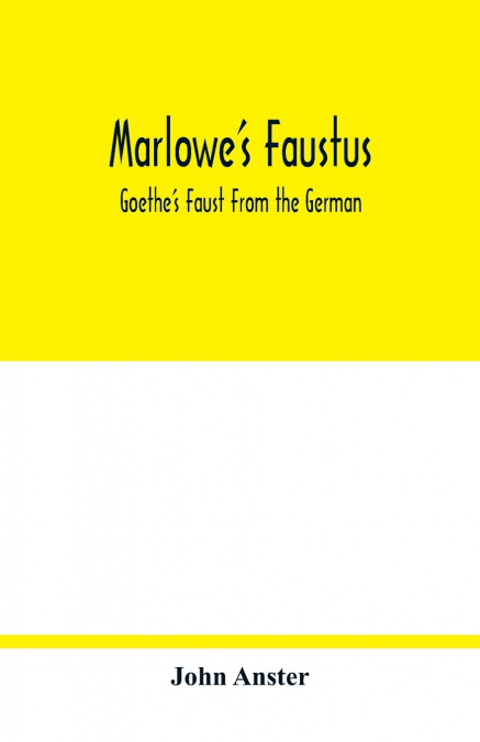 Marlowe’s Faustus