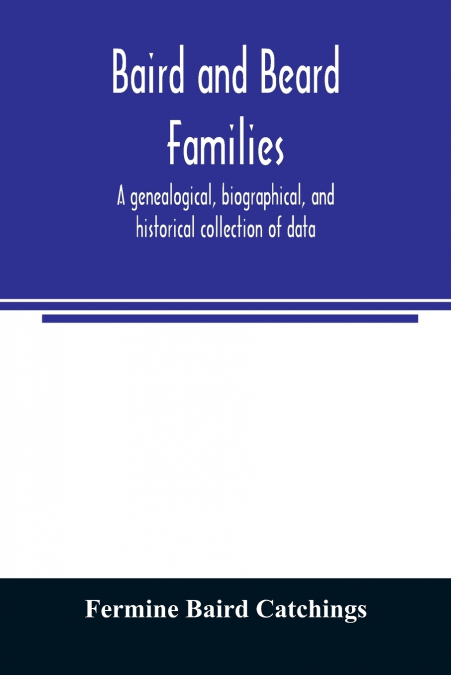Baird and Beard families