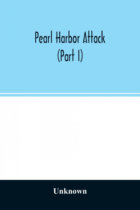 Pearl Harbor attack
