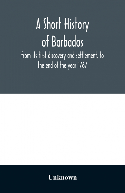 A short history of Barbados