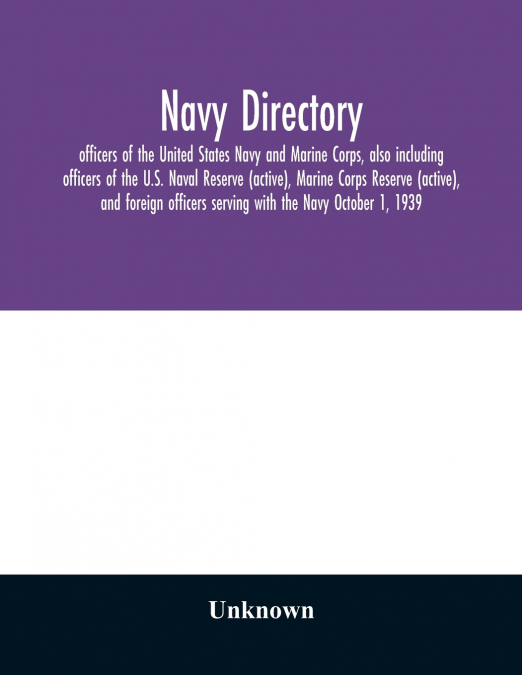 Navy directory
