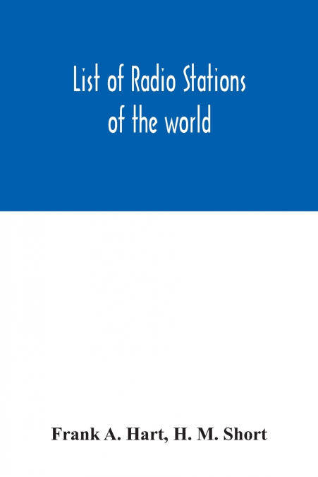 List of radio stations of the world