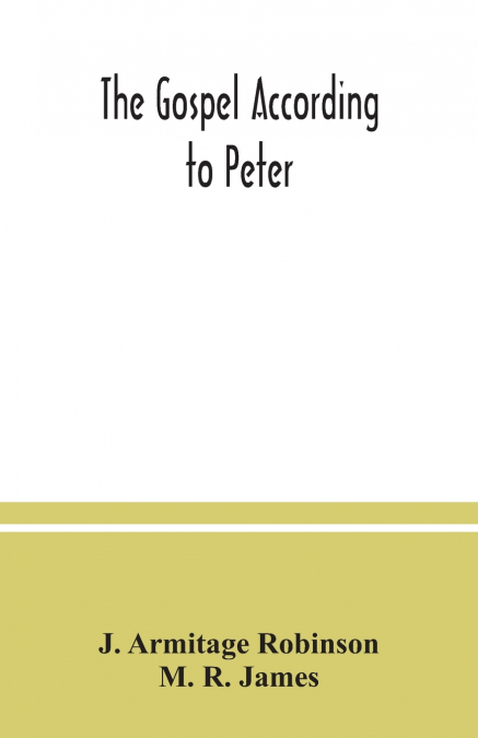 The Gospel according to Peter