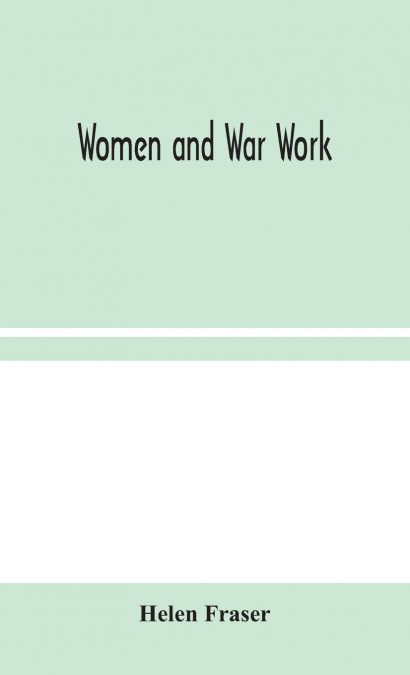Women And War Work