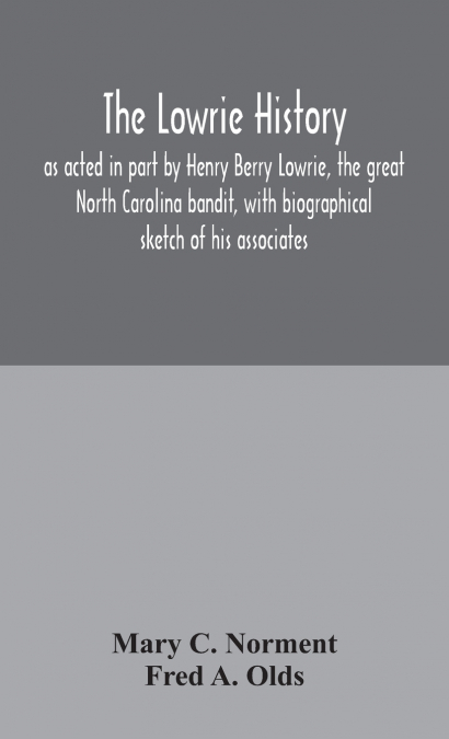 The Lowrie History