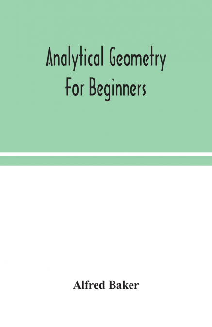 Analytical Geometry For Beginners