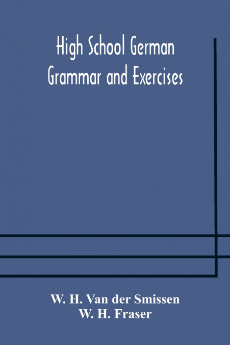 High School German Grammar And Exercises