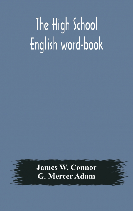 The high school English word-book