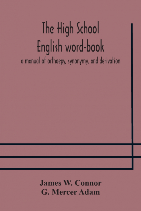 The high school English word-book