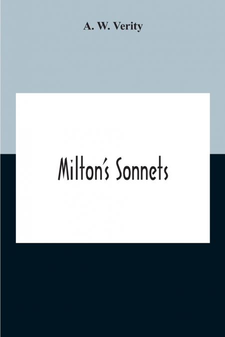 Milton’S Sonnets