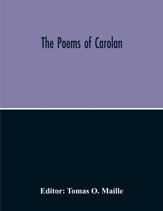 The Poems Of Carolan