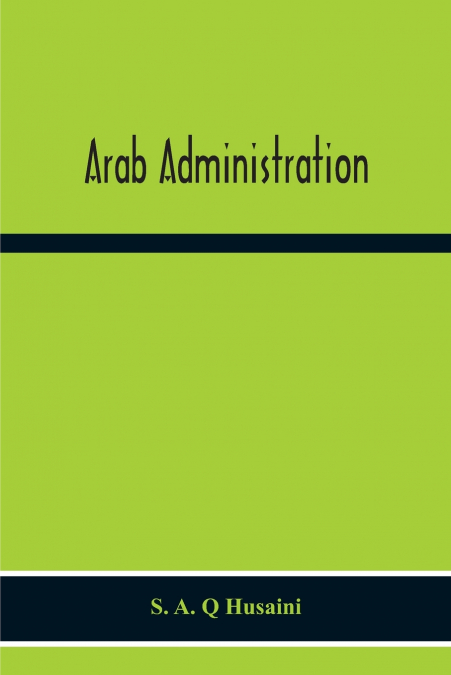 Arab Administration