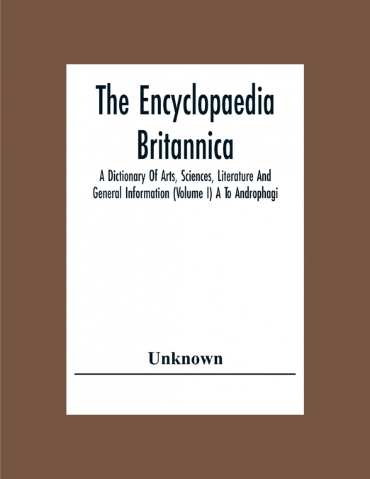 The Encyclopaedia Britannica
