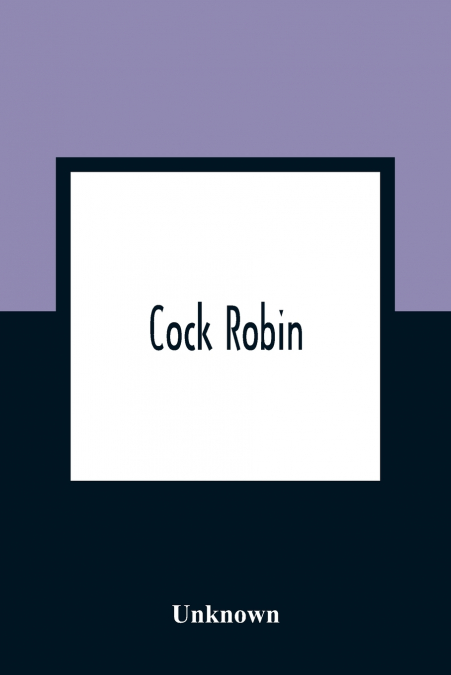Cock Robin