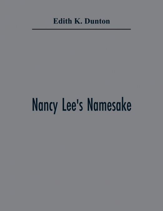 Nancy Lee’S Namesake