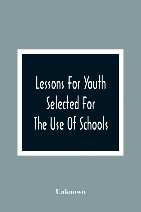 Lessons For Youth
