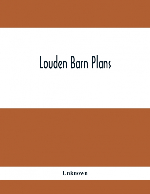 Louden Barn Plans