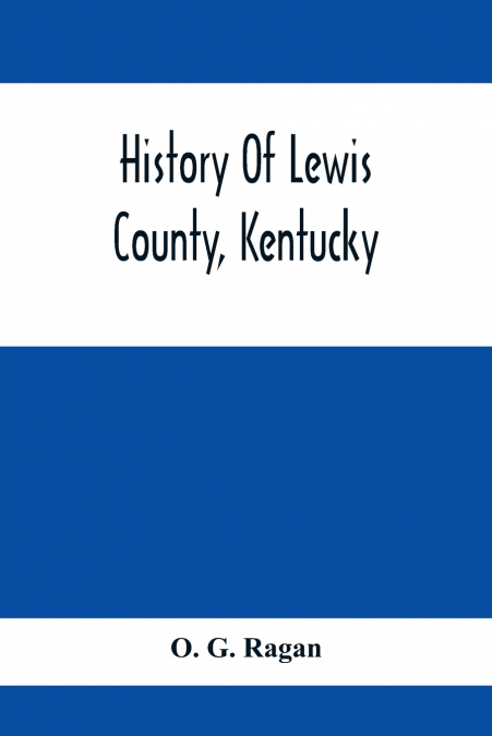 History Of Lewis County, Kentucky