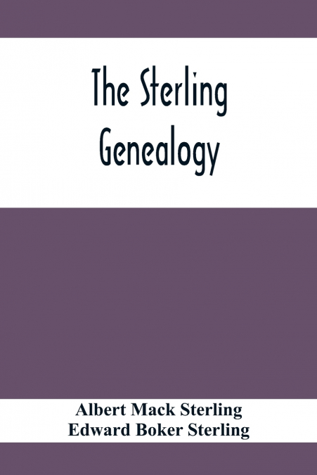 The Sterling Genealogy