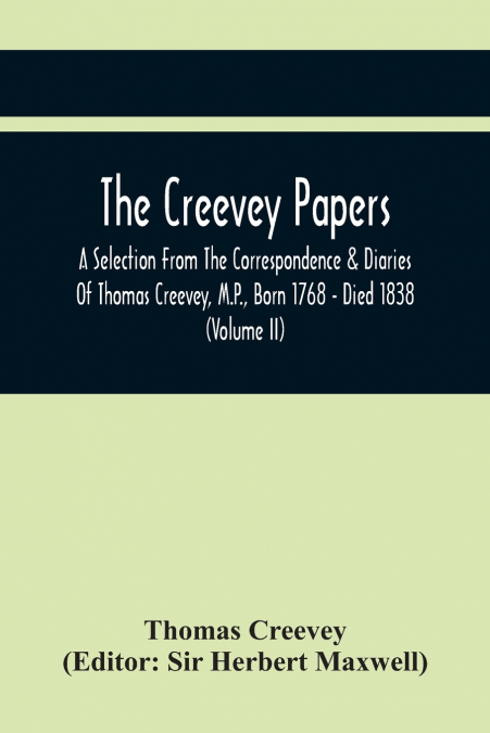 The Creevey Papers