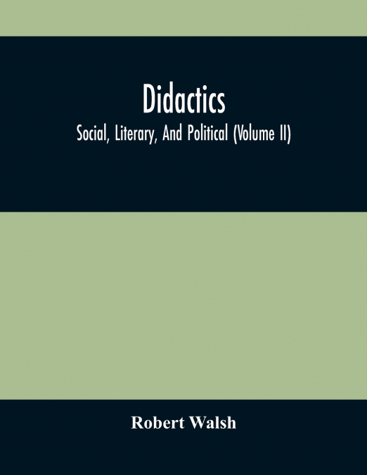 Didactics