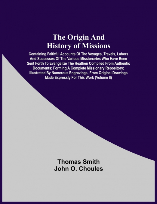 The Origin And History Of Missions
