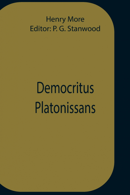 Democritus Platonissans